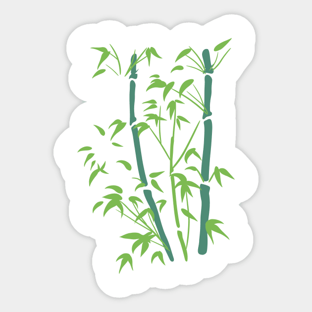 Bamboo Branches Sticker by SWON Design